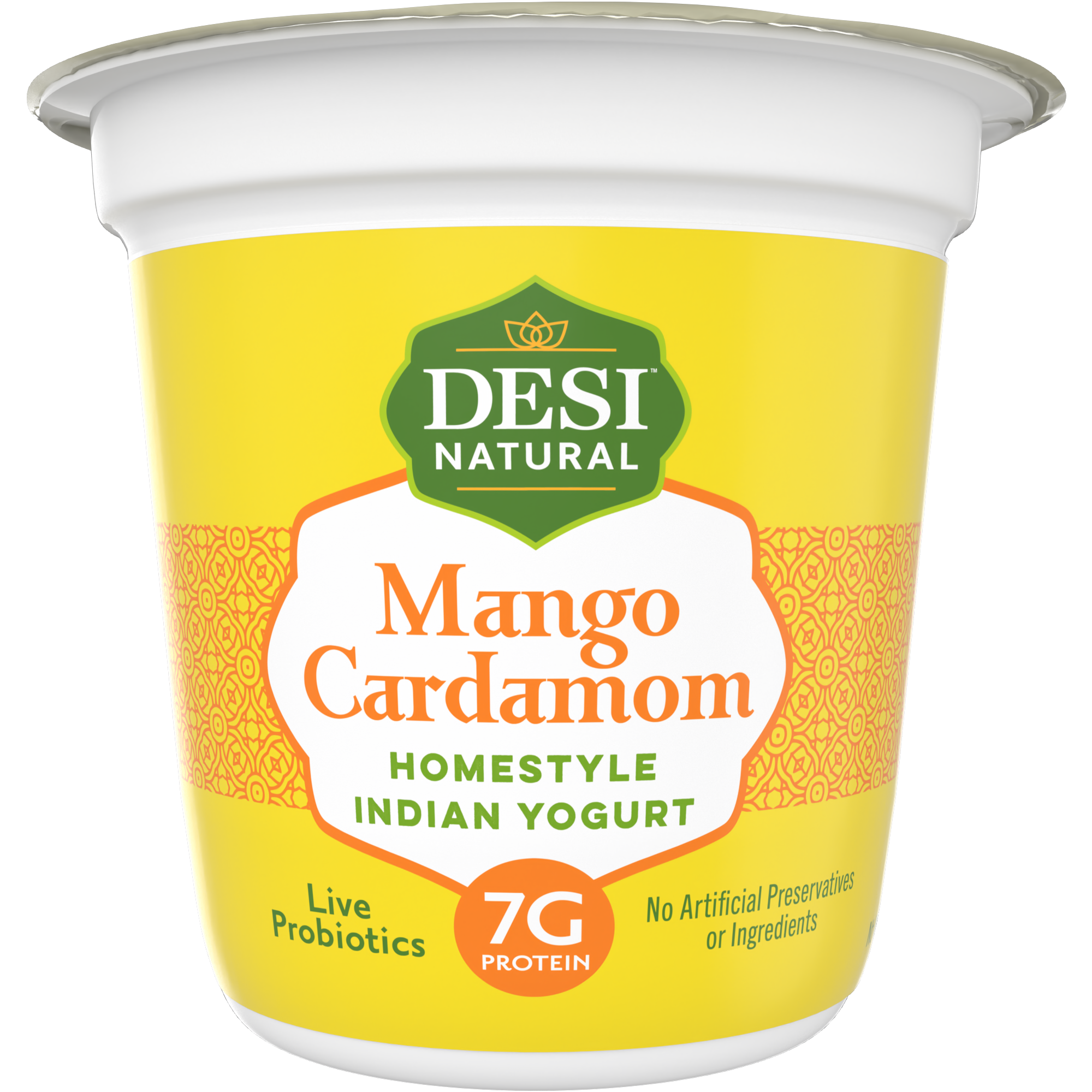 Mango Cardamom Indian yogurt